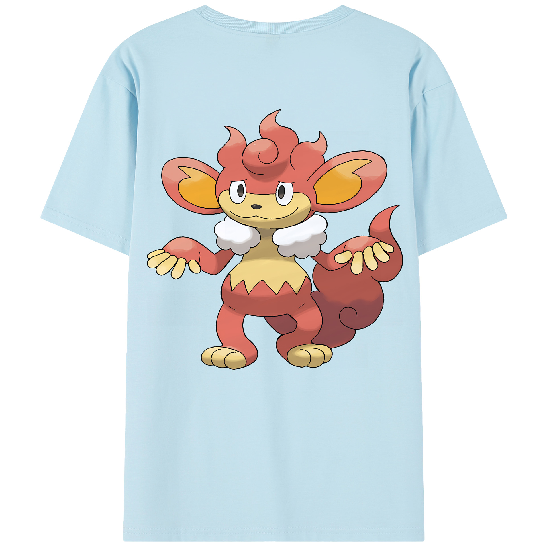 （画像用） ポケットモンスター Pokémon 綿100％半袖Tシャツ（背面プリント）